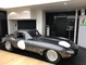 Jaguar Lightweight E-Type in Berkeley Street showroom.