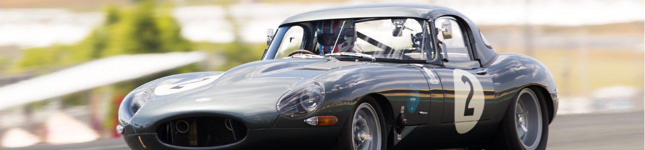 Front view of the Lightweight E-Type.