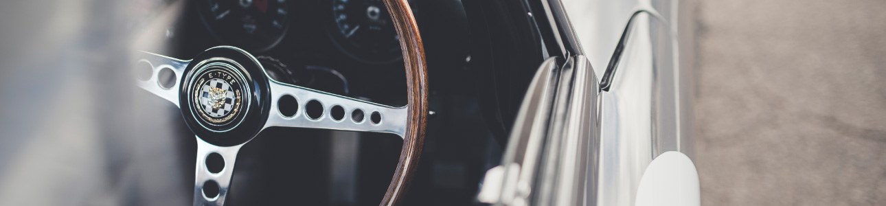 E-Type steering wheel.