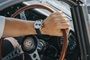 Stratstone Lightweight E-Type steering wheel with the Bremont Watch.