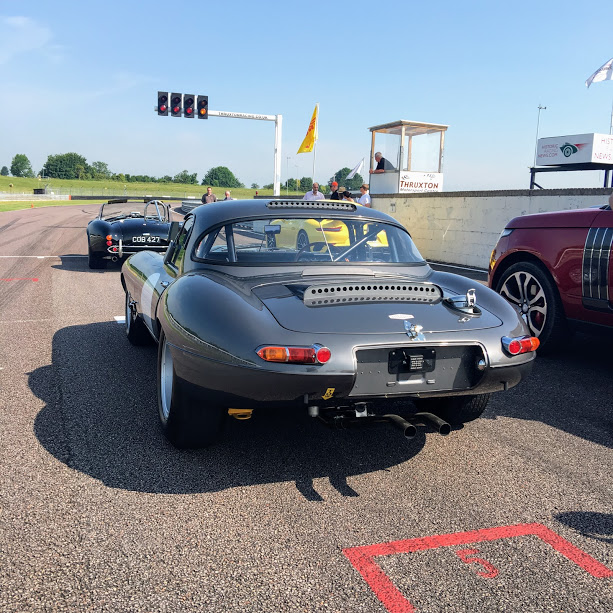 Rear view of Stratstone's Lightweight E-Type.