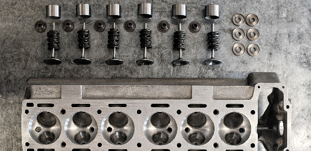 Nuts and bolts for the Jaguar XK engine.