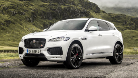 Jaguar F-PACE S Front Driving