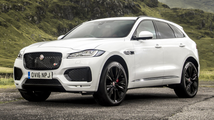 Jaguar F-PACE S Front Driving