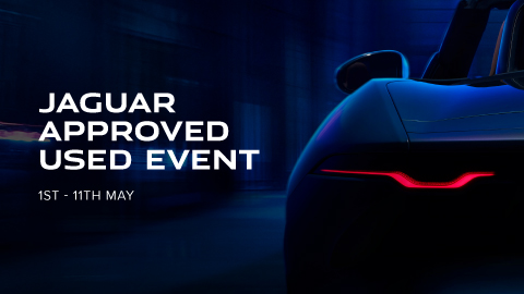 Jaguar Rear Lights With Event Title and Dates