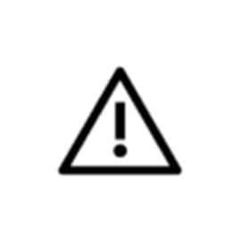 Critical warning triangle icon