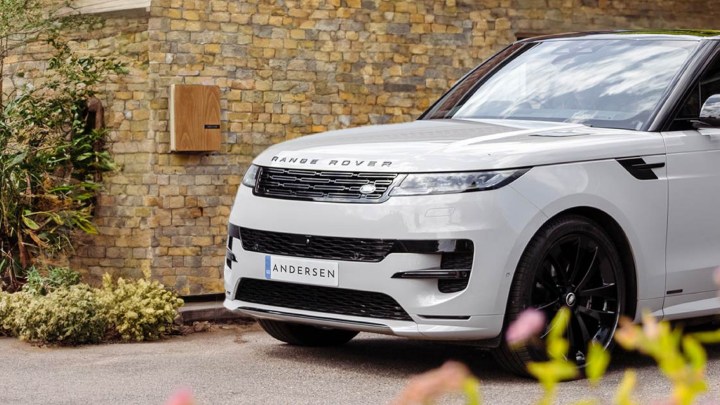 Range Rover Sport on Charge at Andersen EV Wallbox