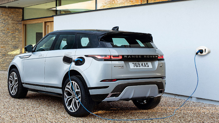 Range Rover Evoque PHEV Rear Charging