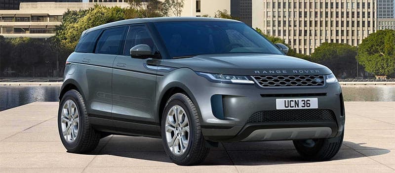 Range Rover Evoque grey studio shot
