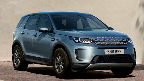 Blue Land Rover Discovery Sport Plug-In Hybrid