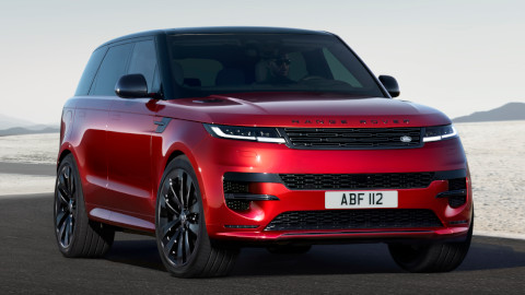 Red Range Rover Sport Exterior Front Static