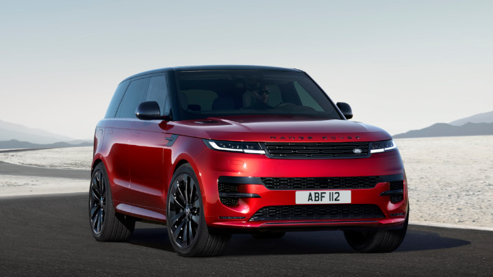 Red Range Rover Sport Exterior Front Static