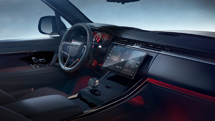 Range Rover Sport SV interior dashboard black