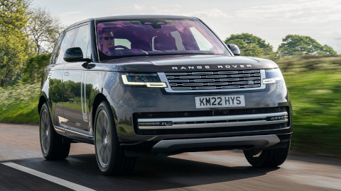 Range Rover Exterior Front Driving on Road