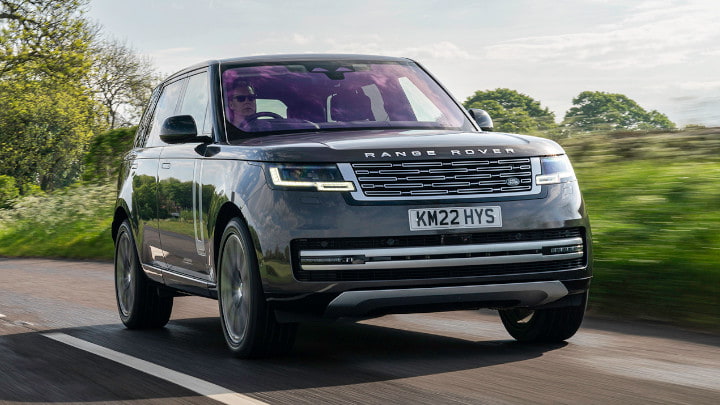 Range Rover Exterior Front Driving on Road