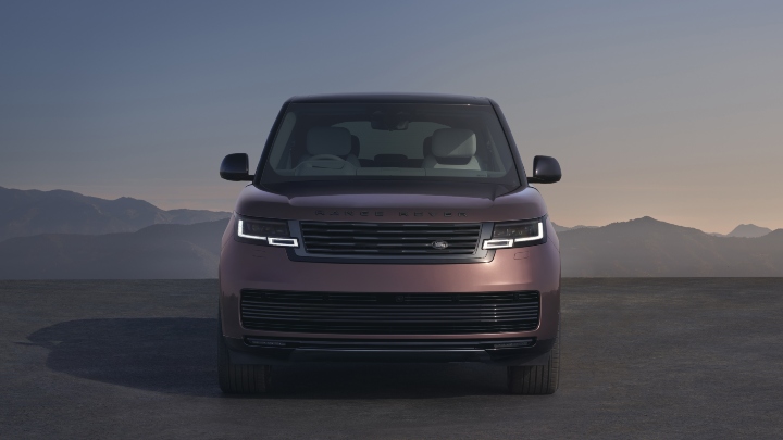 Range Rover Electric straight on front