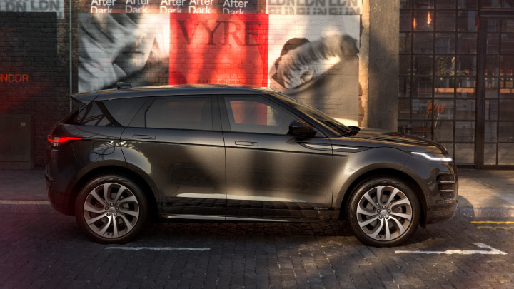 Black Range Rover Evoque Hoxton Edition Exterior Side