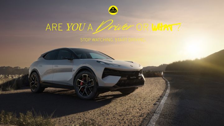 Silver Lotus Eletre parked by the road