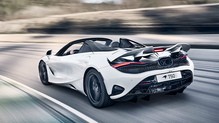 McLaren 750S Spider Rear Driving