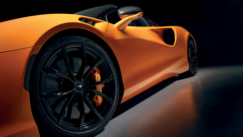 McLaren vehicle low angle