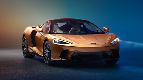 Gold McLaren GT Front Static