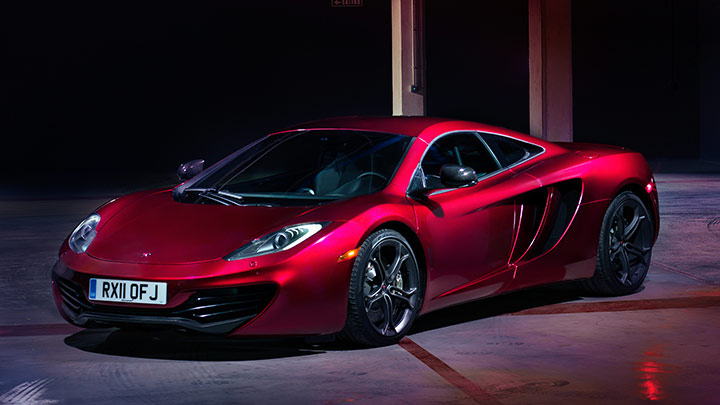Red McLaren MP4-12C Static