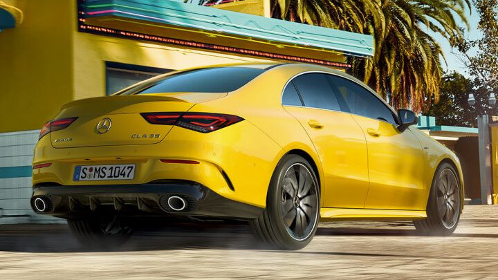 Mercedes-AMG CLA 35 Rear Exterior Large