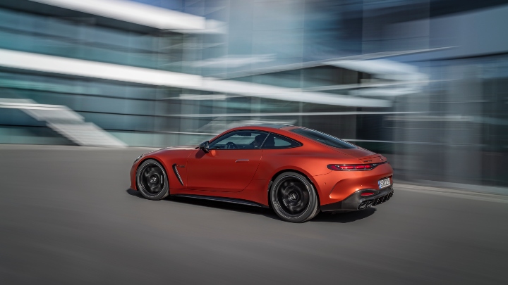 Mercedes-AMG GT Coupe driving rear