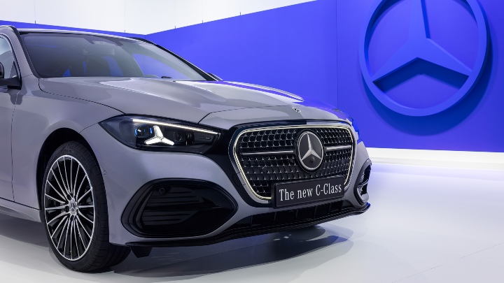 Mercedes-Benz C-Class front close up