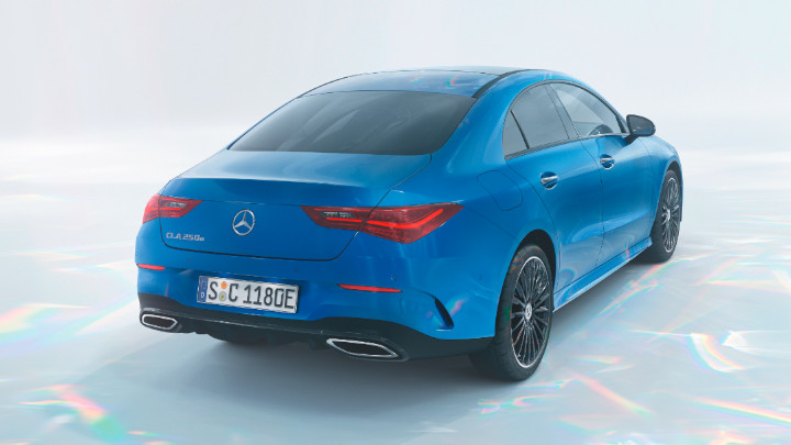 Mercedes-Benz CLA Blue Exterior Rear