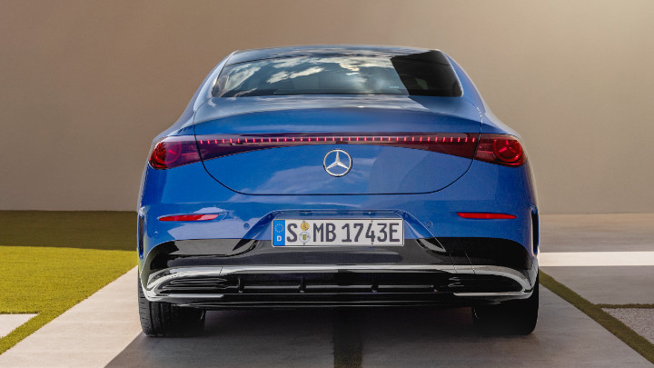 Mercedes-Benz CLA finished in Blue Rear