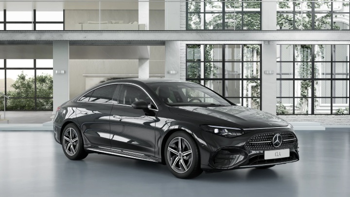 Black Mercedes Benz CLA AMG Executive