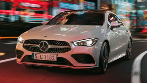 Mercedes Benz CLA Driving
