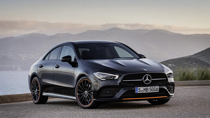 Mercedes Benz CLA Exterior, Front