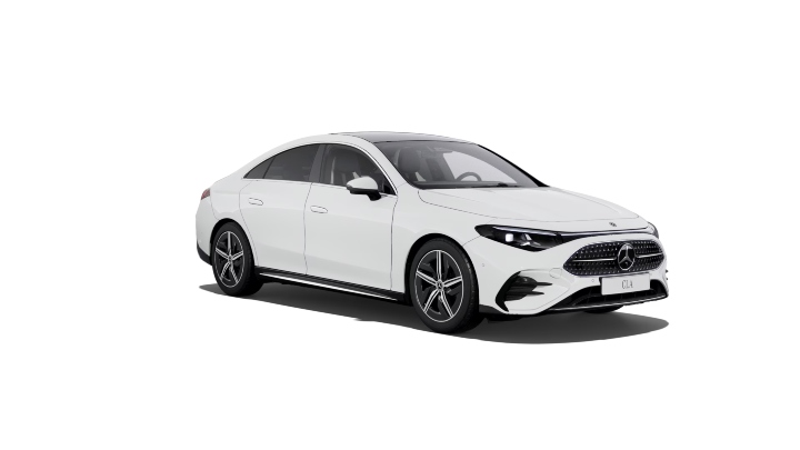 White Mercedes-Benz CLA AMG Line Executive