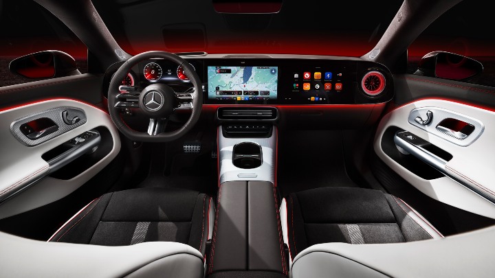 Mercedes Benz CLA Electric interior dashboard