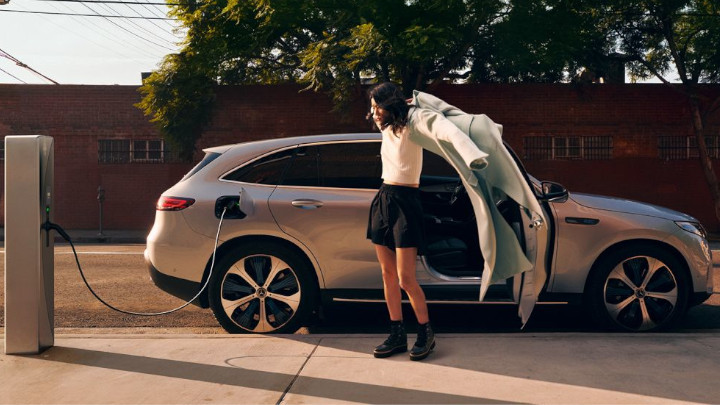 Mercedes-Benz EQC Charging