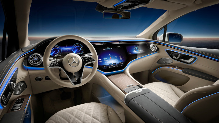 EQS SUV from Mercedes-EQ Interior Dashboard