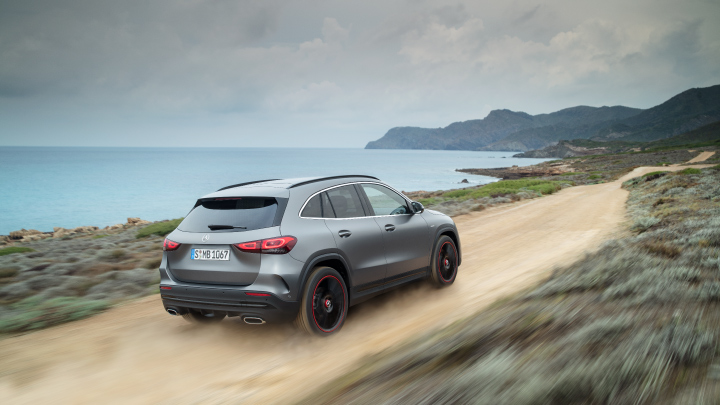Mercedes-Benz GLA on the road