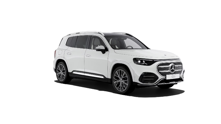 White Mercedes Benz GLB Electric premium trim