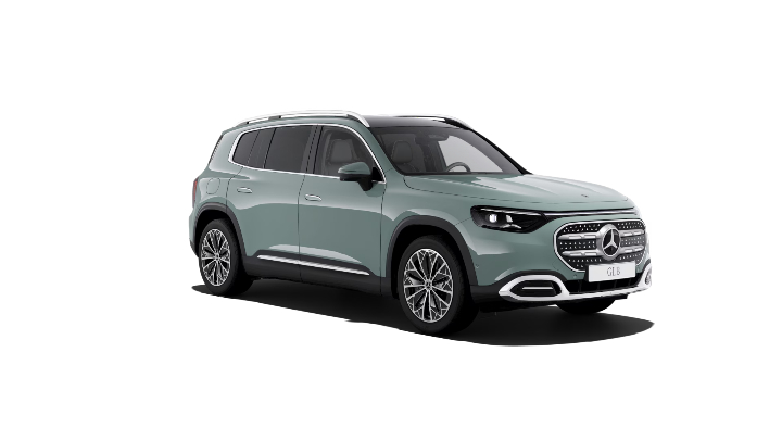 Light Green Mercedes Benz GLB Electric Sport exec trim