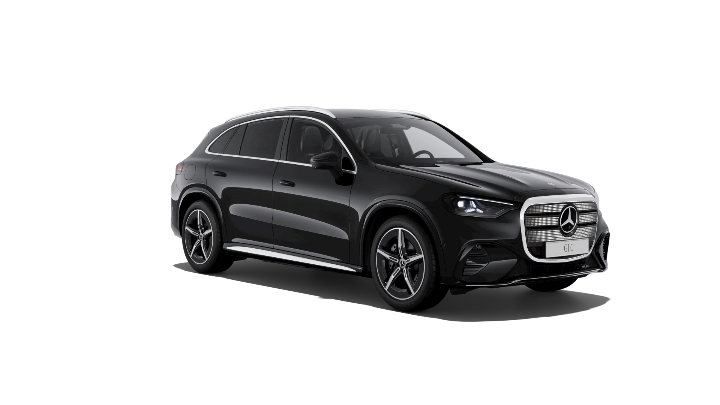 Black Mercedes GLC Electric AMG Line trim