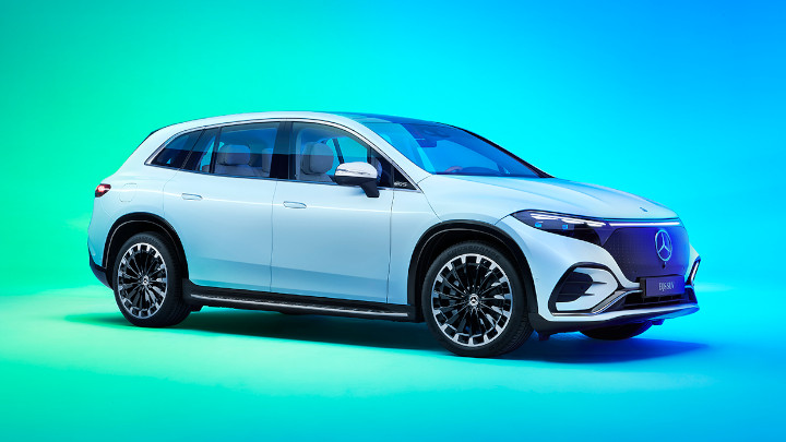 Mercedes Benz Launches Luxury All Electric EQS SUV