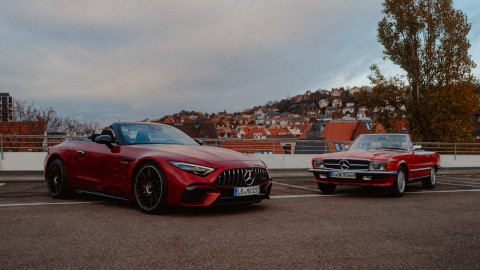 Mercedes-Benz Models Red