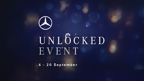 Mercedes-Benz Unlocked Event Text