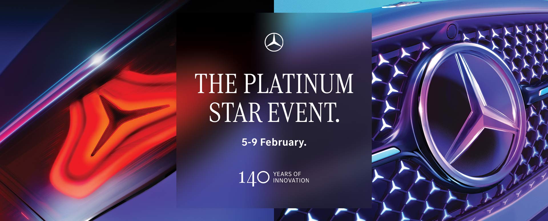 Multicolour graphic for Mercedes-Benz Platinum Event
