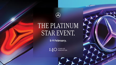 Multicolour graphic for Mercedes-Benz Platinum Event