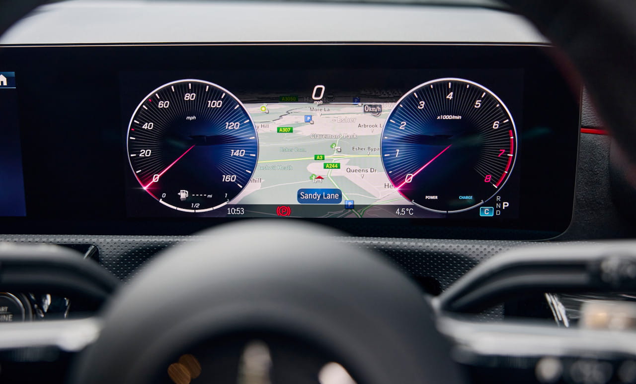 Mercedes-Benz A-Class Digital Instrument Cluster