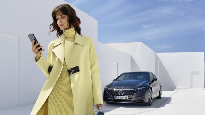 Service Care Woman Scrolling on Phone