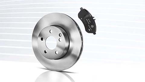 mercedes-benz brake disc and pad